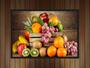 Imagem de Quadro Decorativo Frutas Cozinhas Gourmet Decorações Com Moldura G02