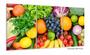 Imagem de Quadro Decorativo Frutas E Legumes 120x60 3 peças