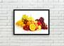 Imagem de Quadro Decorativo Frutas Legumes Gourmet Culinária Cozinha Restaurantes Com Moldura RC000