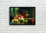 Imagem de Quadro Decorativo Frutas Paisagem Nutrição Gourmet Culinária Cozinha Restaurantes Com Moldura RC039