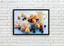 Imagem de Quadro Decorativo Frutas Pêssego Amora Gourmet Cozinha Restaurantes Com Moldura RC024