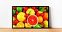 Imagem de Quadro Decorativo Frutas Vegetais Fruteira Lojas Cozinha Sala Com Moldura RC004