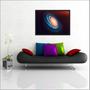 Imagem de Quadro Decorativo Galáxia Universo Planetas Espaço Salas Quartos Decorações Com Moldura