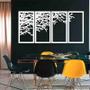 Imagem de Quadro Decorativo Galhos Secos Branco 6Mm Vazado - Mdf