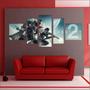 Imagem de Quadro Decorativo Game Destiny Mosaico 5 Peças Salas Quartos TT2