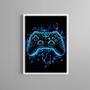 Imagem de Quadro Decorativo Gamer ul Neon 24X18Cm - Com Vidro