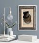 Imagem de Quadro Decorativo Gatinho Antigo 45X34Cm - Com Vidro