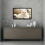 Imagem de Quadro Decorativo Gato Cute Veterinário Pet Shop Casa Com Moldura RC007