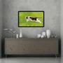 Imagem de Quadro Decorativo Gato Cute Veterinário Pet Shop Casa Com Moldura RC009