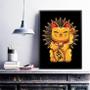 Imagem de Quadro Decorativo Gato Maneki Neko 45x34cm - com vidro