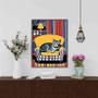 Imagem de Quadro Decorativo Gato Na Sala 45X34Cm