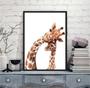 Imagem de Quadro Decorativo Girafa Mãe 24X18Cm