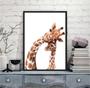 Imagem de Quadro Decorativo Girafa Mãe 45x34cm - com vidro