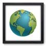 Imagem de Quadro Decorativo - Globo - 33cm x 33cm - 096qndbp