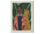 Imagem de Quadro Decorativo Go Girl Mulher e Onça 25x35cm