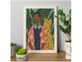 Imagem de Quadro Decorativo Go Girl Mulher e Onça 25x35cm