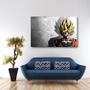 Imagem de Quadro decorativo Goku Sayajin com Tela em Tecido