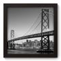 Imagem de Quadro Decorativo - Golden Gate - 22cm x 22cm - 055qnmap