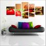 Imagem de Quadro Decorativo Gourmet Hambúrguer Restaurantes 5 Peças TT2