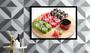 Imagem de Quadro Decorativo Gourmet Sushi Bar Delivery Restaurantes Comércio Com Moldura RC63