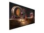 Imagem de Quadro Decorativo Grande Sala  Vinho rustico 98x50