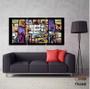 Imagem de Quadro decorativo GTA V - Jogos - Tela em Tecido