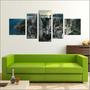 Imagem de Quadro Decorativo Harry Potter Decoração Salas Quartos Mosaico 5 Peças TT12