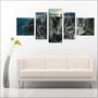 Imagem de Quadro Decorativo Harry Potter Decoração Salas Quartos Mosaico 5 Peças TT12