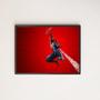 Imagem de Quadro Decorativo Homem Aranha Teia 34x23Cm