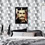 Imagem de Quadro Decorativo Homem Retrô Tatoo Style 45x34cm - com vidro