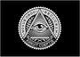 Imagem de Quadro Decorativo Illuminati Olho Que Tudo Vê Pirâmide Maçonaria Com Moldura RC007