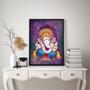 Imagem de Quadro Decorativo Indiano Ganesha 33x24cm