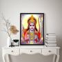 Imagem de Quadro Decorativo Indiano Jay Shree Ram 45x34cm - Com Vidro