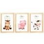 Imagem de Quadro Decorativo Infantil Quarto Bebê Fazendinha Cavalinho