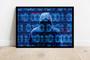 Imagem de Quadro Decorativo Informática Hacker Tecnologia Computação Lojas Salas Quartos Com Moldura RC050