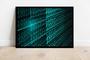Imagem de Quadro Decorativo Informática Tecnologia Binário Computação Lojas Salas Quartos Com Moldura RC006