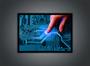 Imagem de Quadro Decorativo Informática Tecnologia Chip Computação Lojas Salas Quartos Com Moldura RC015
