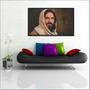 Imagem de Quadro Decorativo Jesus Com Moldura 1 metro x 60 cm TT02