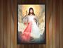 Imagem de Quadro Decorativo Jesus Cristo Divina Misericórdia Moldura