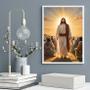 Imagem de Quadro Decorativo Jesus Iluminado 24x18cm - com vidro