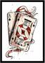 Imagem de Quadro Decorativo Jogos Baralho Naipe Cartas Poker Com Moldura RC011
