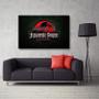 Imagem de Quadro decorativo Jurassic Park Filme Tela em Tecido