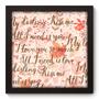 Imagem de Quadro Decorativo - Kiss Me - 22cm x 22cm - 014qdop