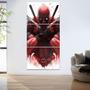 Imagem de Quadro Decorativo Kit 60x120 cm Marvel Deadpool Sala Quarto