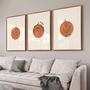 Imagem de Quadro Decorativo Kit Boho Botânico 55x40 Com Moldura 
