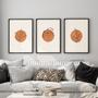 Imagem de Quadro Decorativo Kit Boho Botânico 55x40 Com Moldura 