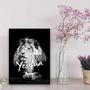 Imagem de Quadro decorativo leão yeshua 33x24cm - Moldura branca