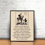 Imagem de Quadro Decorativo Lema De Dom Quixote 33X24Cm - Com Vidro