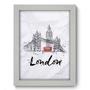 Imagem de Quadro Decorativo - Londres - 19cm x 25cm - 141qdmb