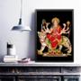 Imagem de Quadro Decorativo Lord Durga 24X18Cm - Com Vidro